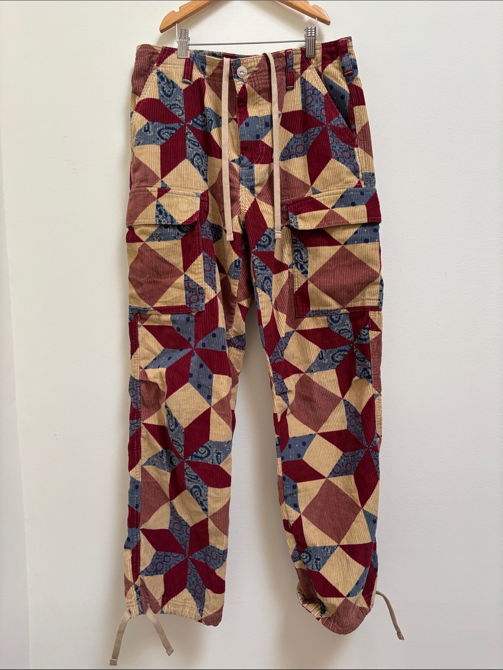 Urban Outfitters Multicolor Corduroy Patchwork Pants - Picture 1 of 13